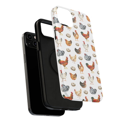 Impact-Resistant Phone Case - Chicken Love