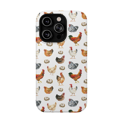 Impact-Resistant Phone Case - Chicken Love