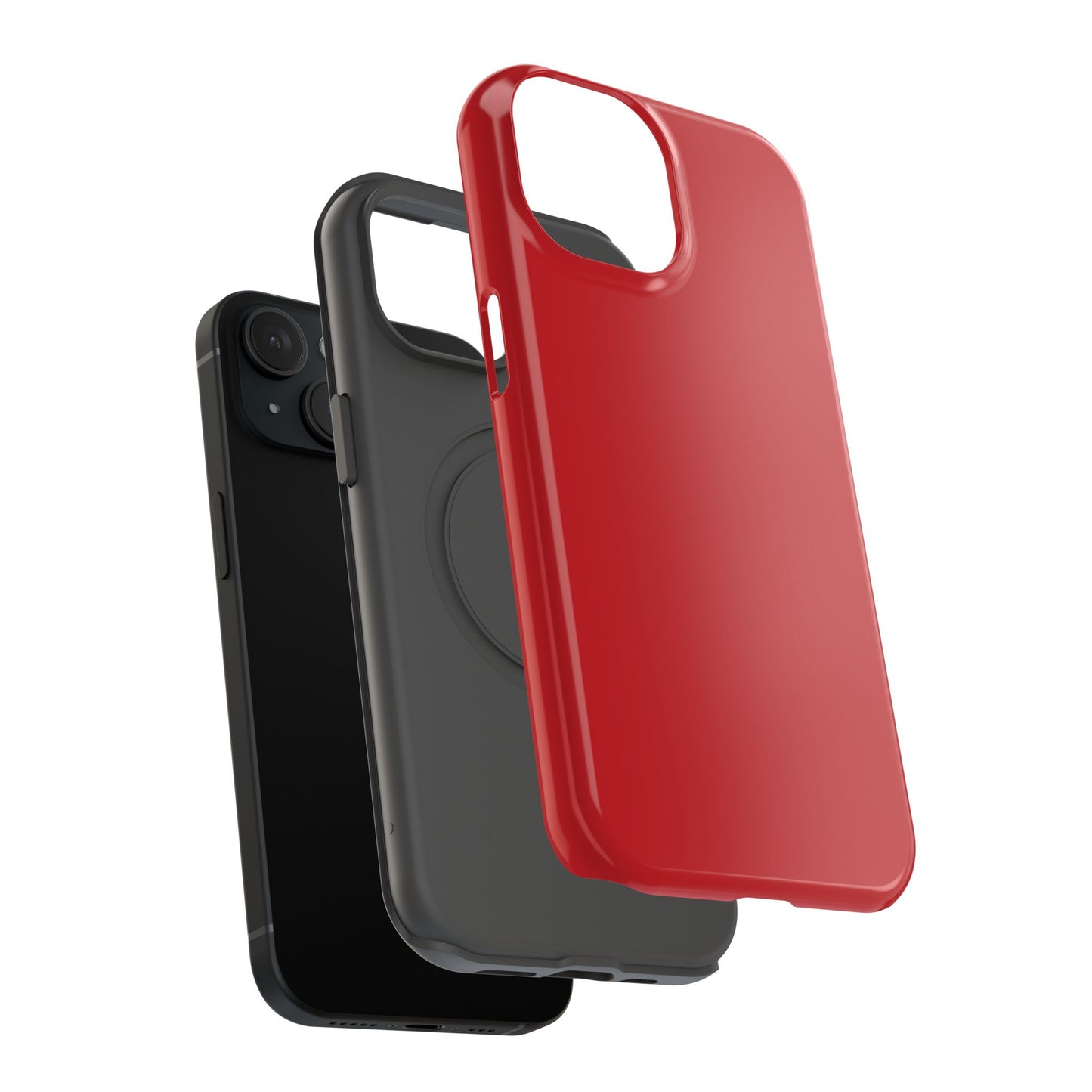 Impact-Resistant Phone Case - Lipstick Red