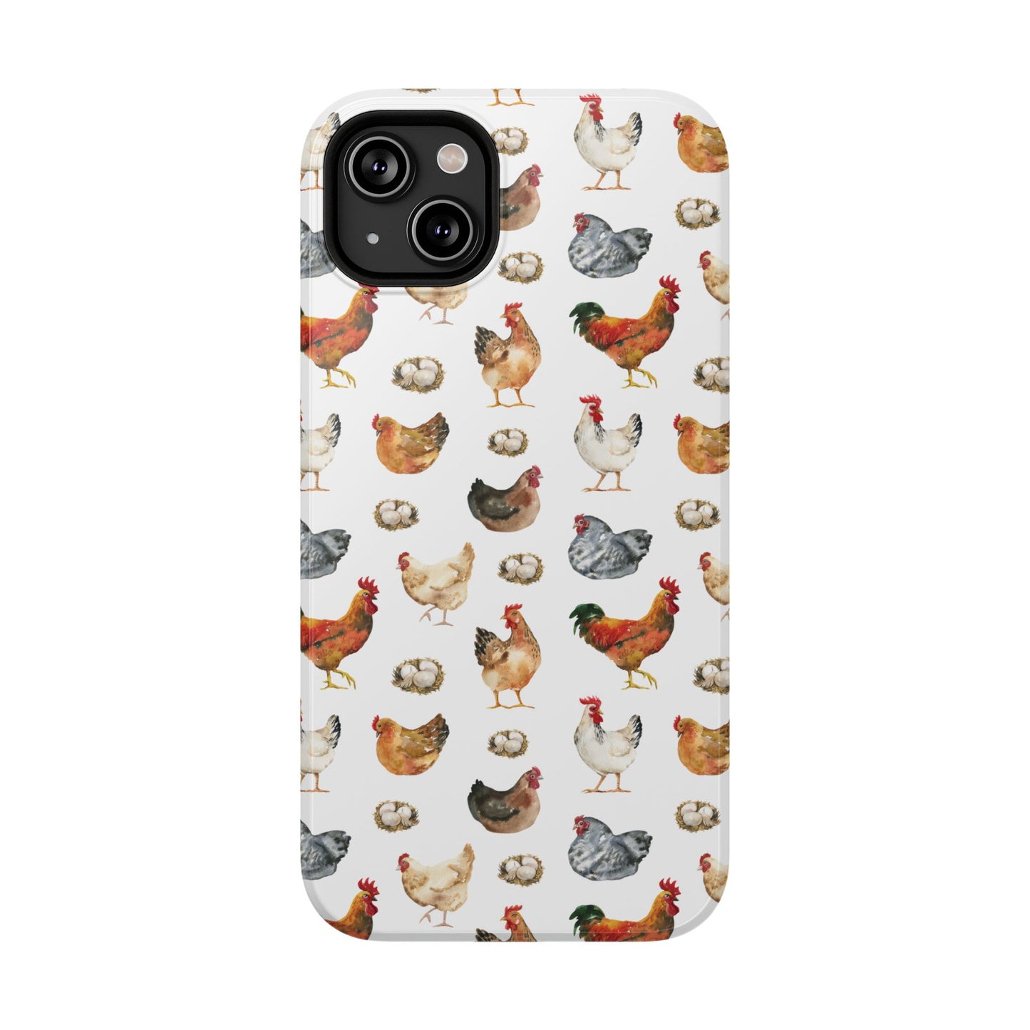 Impact-Resistant Phone Case - Chicken Love