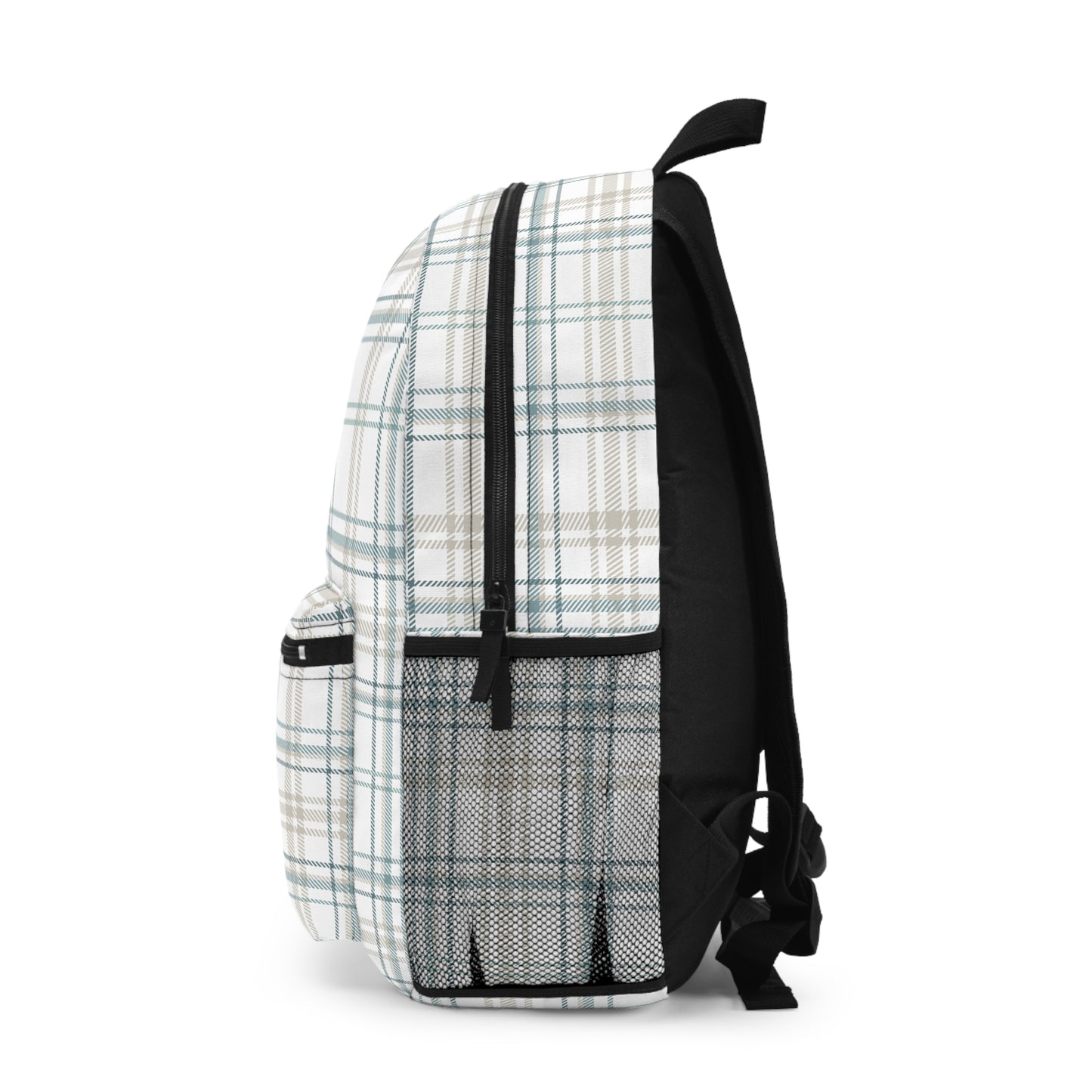 Backpack- Creamy Mint Plaid