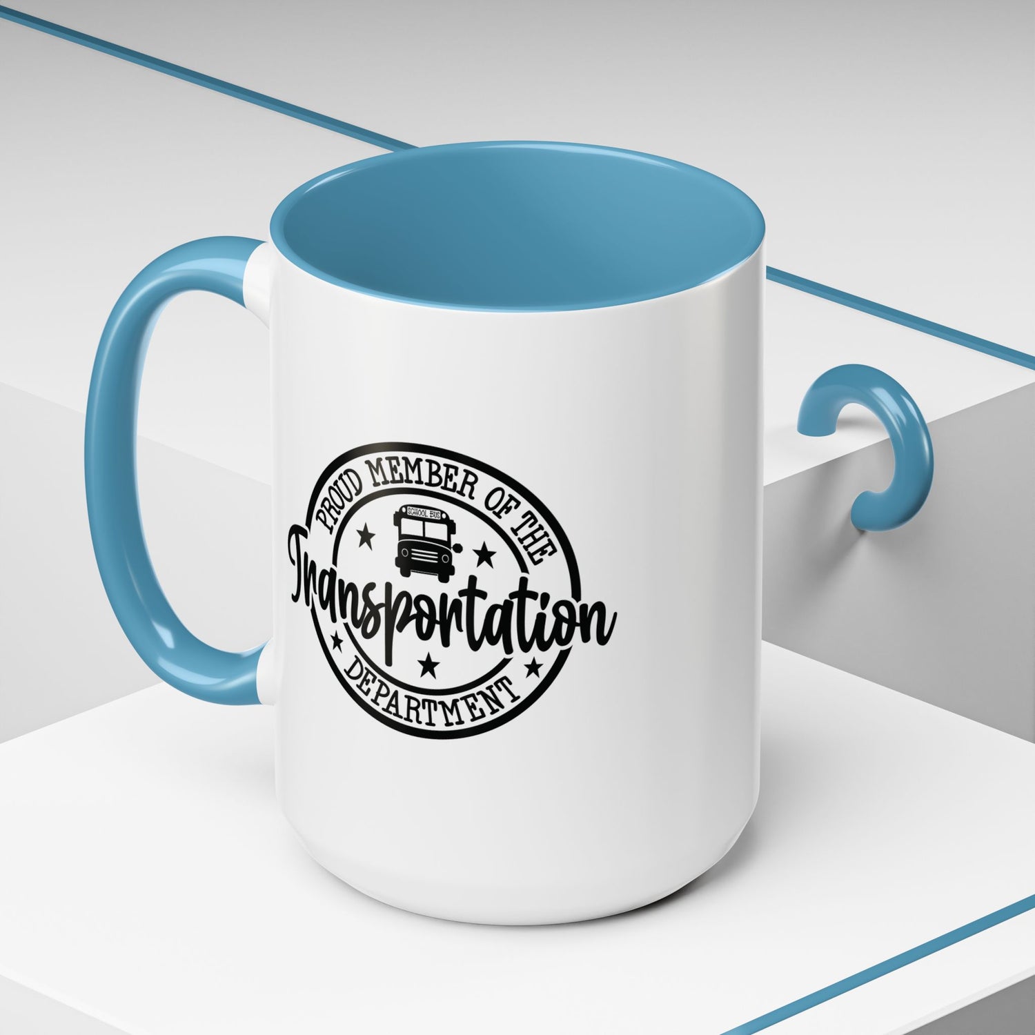 Transportation Department Coffee Mug, Proud Member Mug, Gift for Drivers, Transportation Lover Gift, Fun Coffee Cup, Tea and Coffee Mug