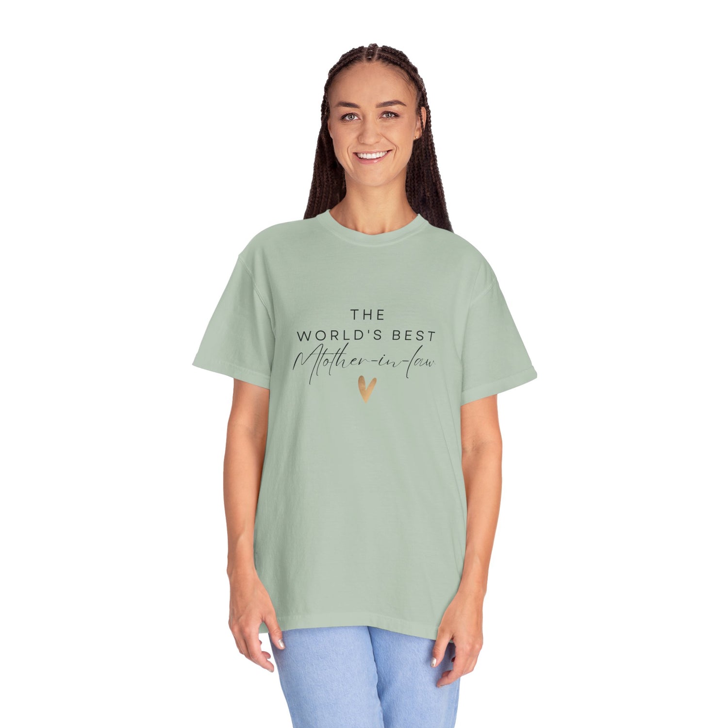 World's Best Mother Unisex Garment-Dyed T-Shirt | Perfect Gift for Mom, Mother's Day, Birthday, Family Reunion, Casual Wear