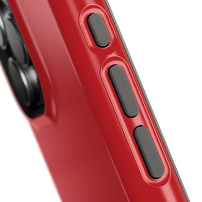 Impact-Resistant Phone Case - Lipstick Red