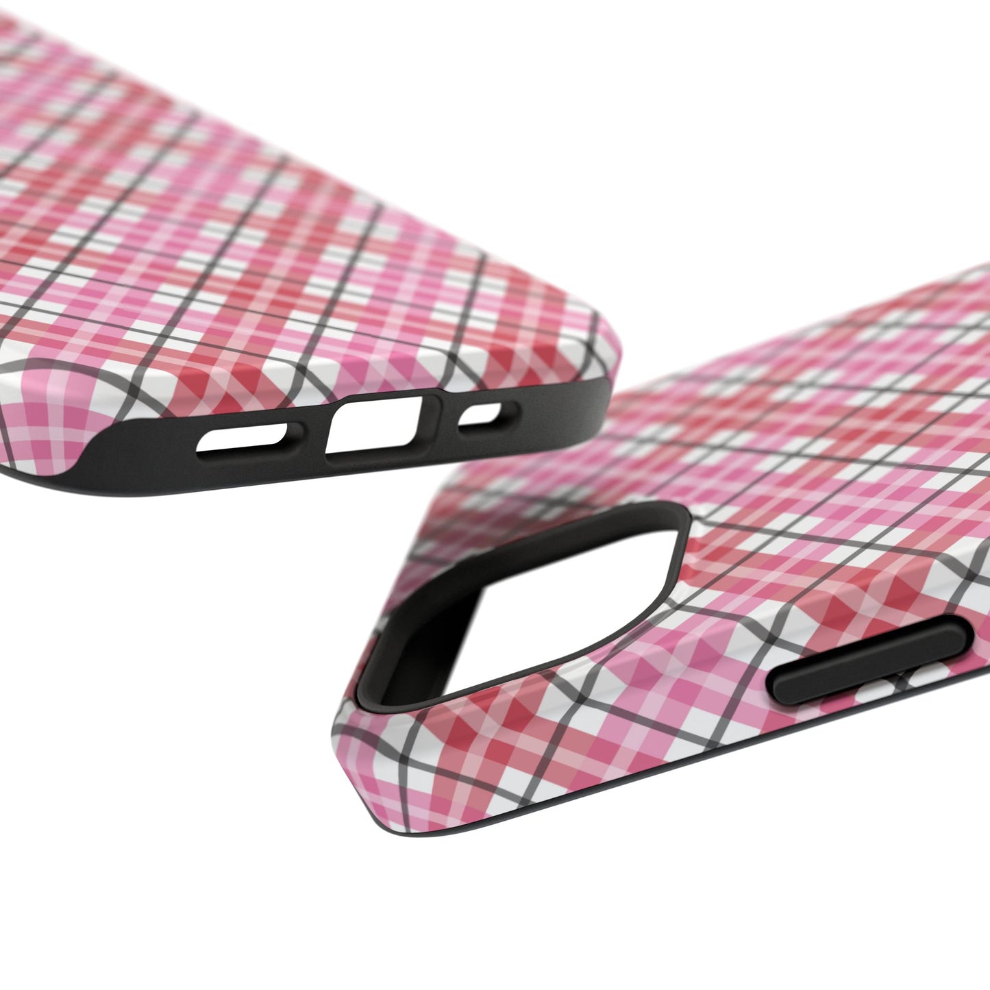 Impact-Resistant Phone Case - Valentine Plaid