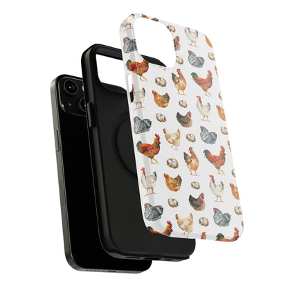 Impact-Resistant Phone Case - Chicken Love