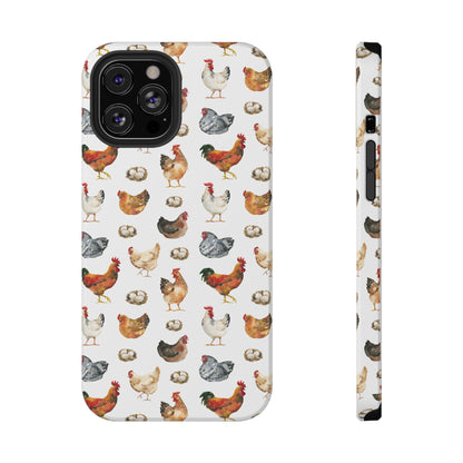 Impact-Resistant Phone Case - Chicken Love