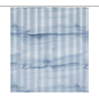 Lightweight Shower Curtain- Morning Stories Blue