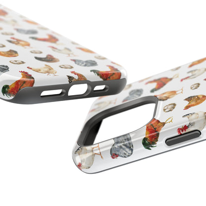 Impact-Resistant Phone Case - Chicken Love