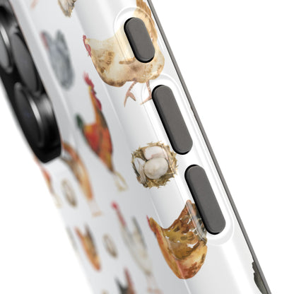 Impact-Resistant Phone Case - Chicken Love