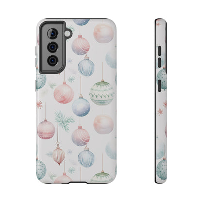 Watercolor Christmas Ornament Impact-Resistant Phone Case