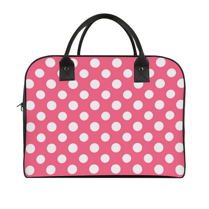 Travel Bag Pink and White Polka Dots
FREE SHIPPING