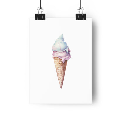 Giclée Art Print Watercolor Candy Land Ice Cream