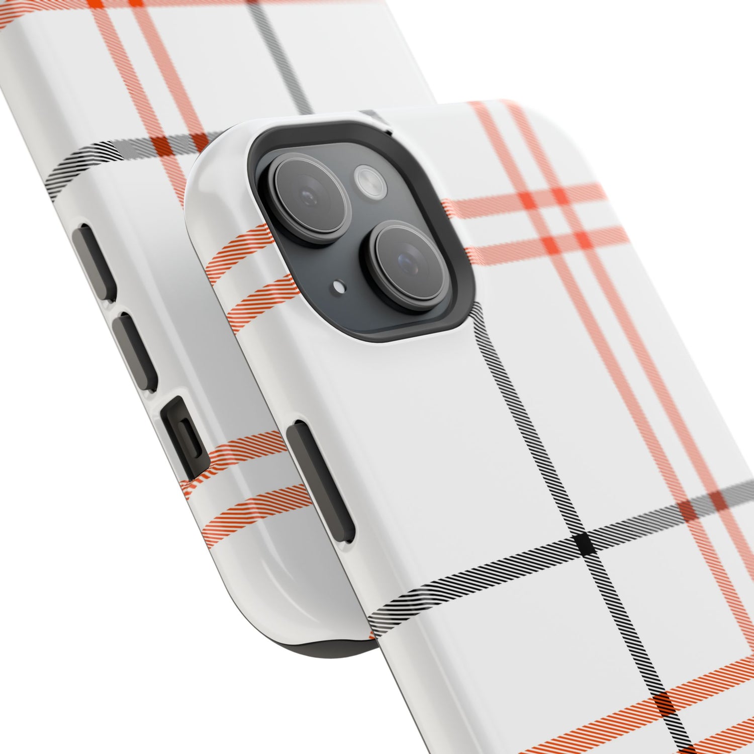 Fall Tartan Plaid  Impact-Resistant Phone Case