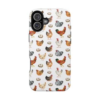 Impact-Resistant Phone Case - Chicken Love