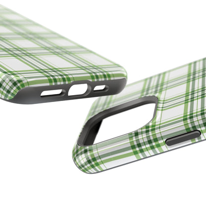 Impact-Resistant Phone Case -St. Patrick's Day Plaid