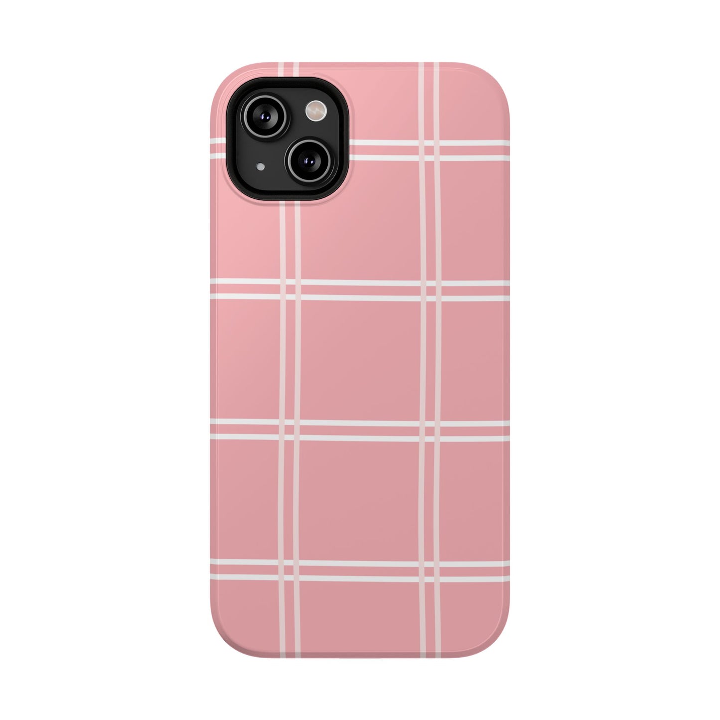 Impact-Resistant Phone Case -Girly Plaid