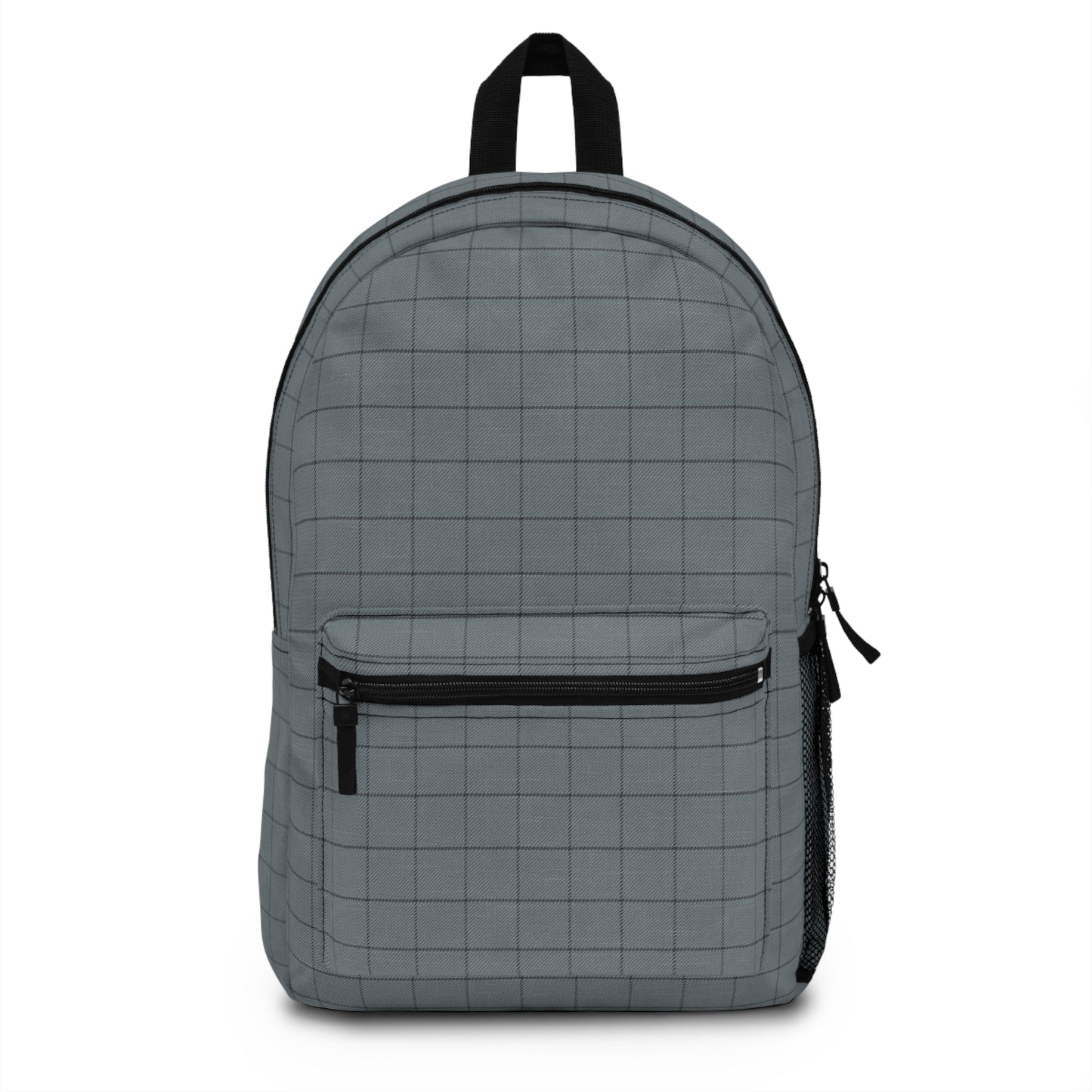 Backpack- Grid Blue and Black