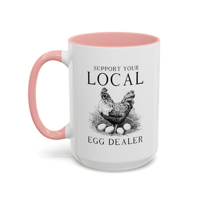 Accent Coffee Mug (11, 15oz)- Egg Dealer