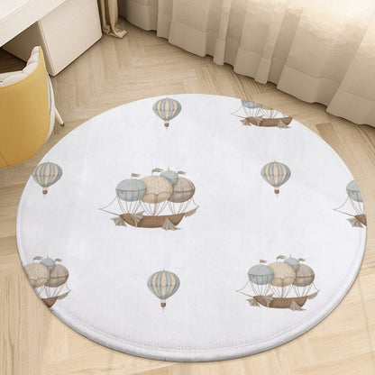 Round Coral Velvet Warm Floor Mat Memories of Dreams Balloon Ships
FREE SHIPPING