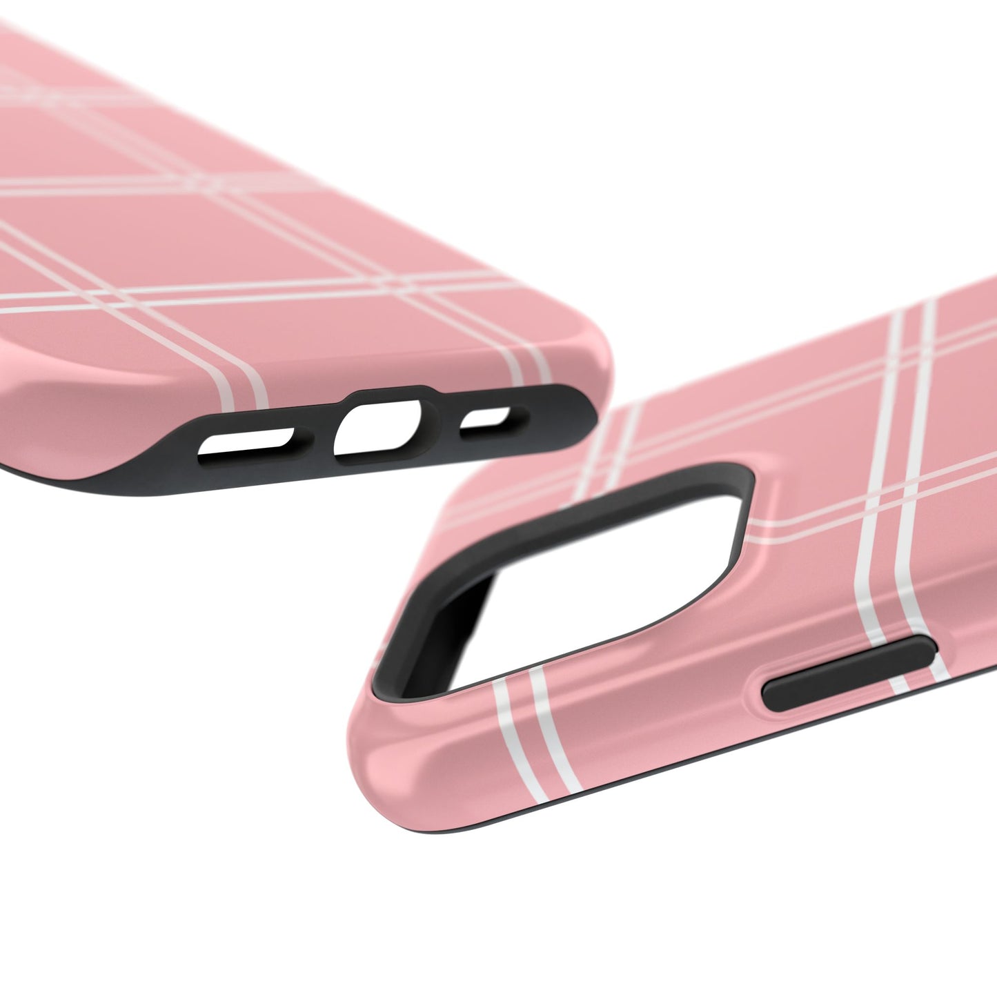 Impact-Resistant Phone Case -Girly Plaid