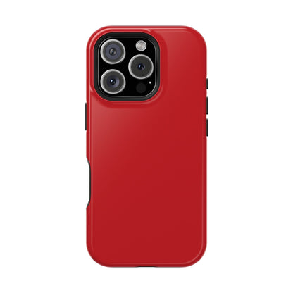 Impact-Resistant Phone Case - Lipstick Red