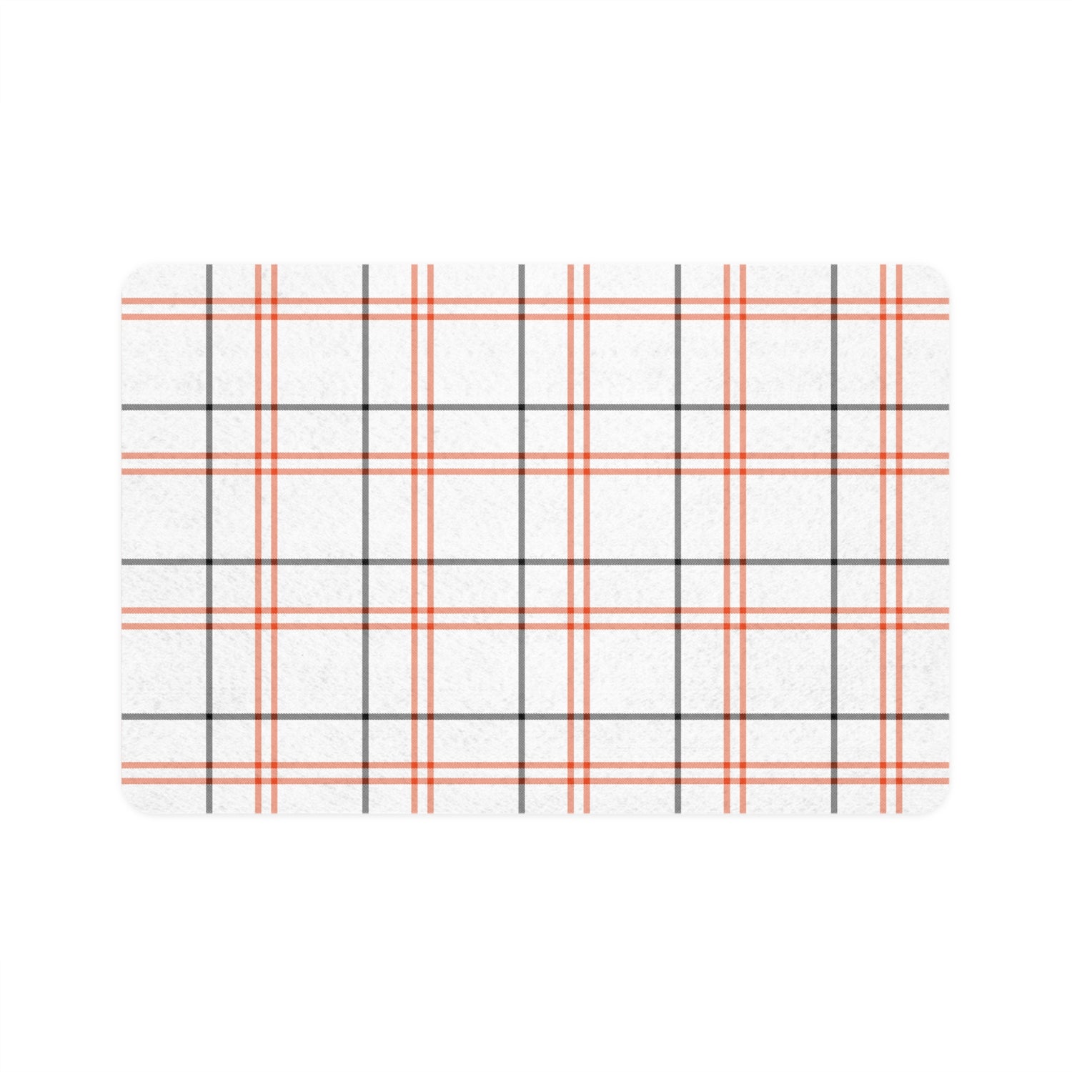 Pet Food Mat  - Fall Plaid Stylish Mat for Dogs and Cats