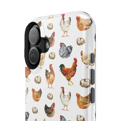 Impact-Resistant Phone Case - Chicken Love