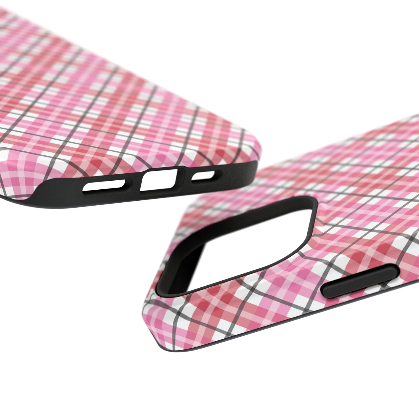 Impact-Resistant Phone Case - Valentine Plaid