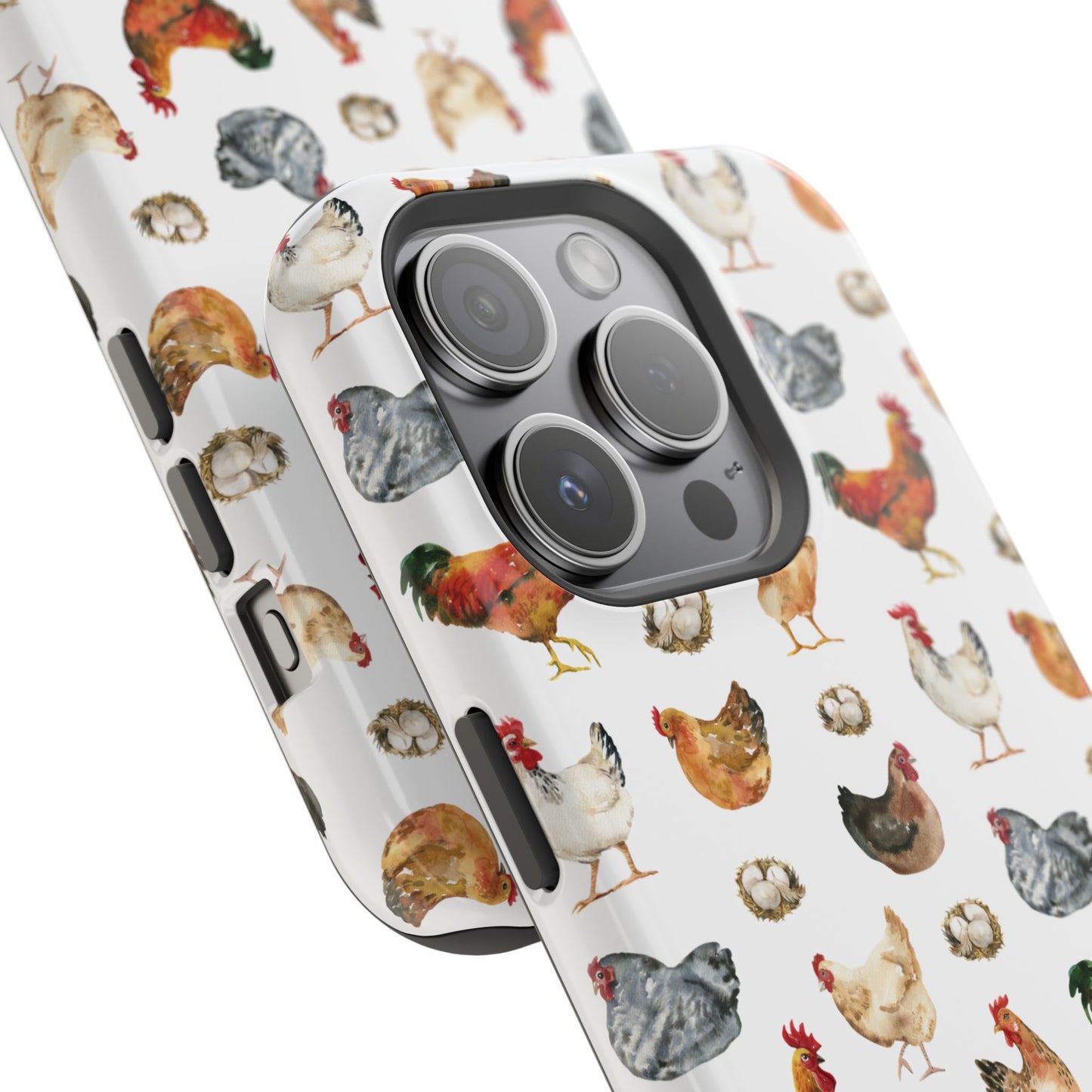 Impact-Resistant Phone Case - Chicken Love