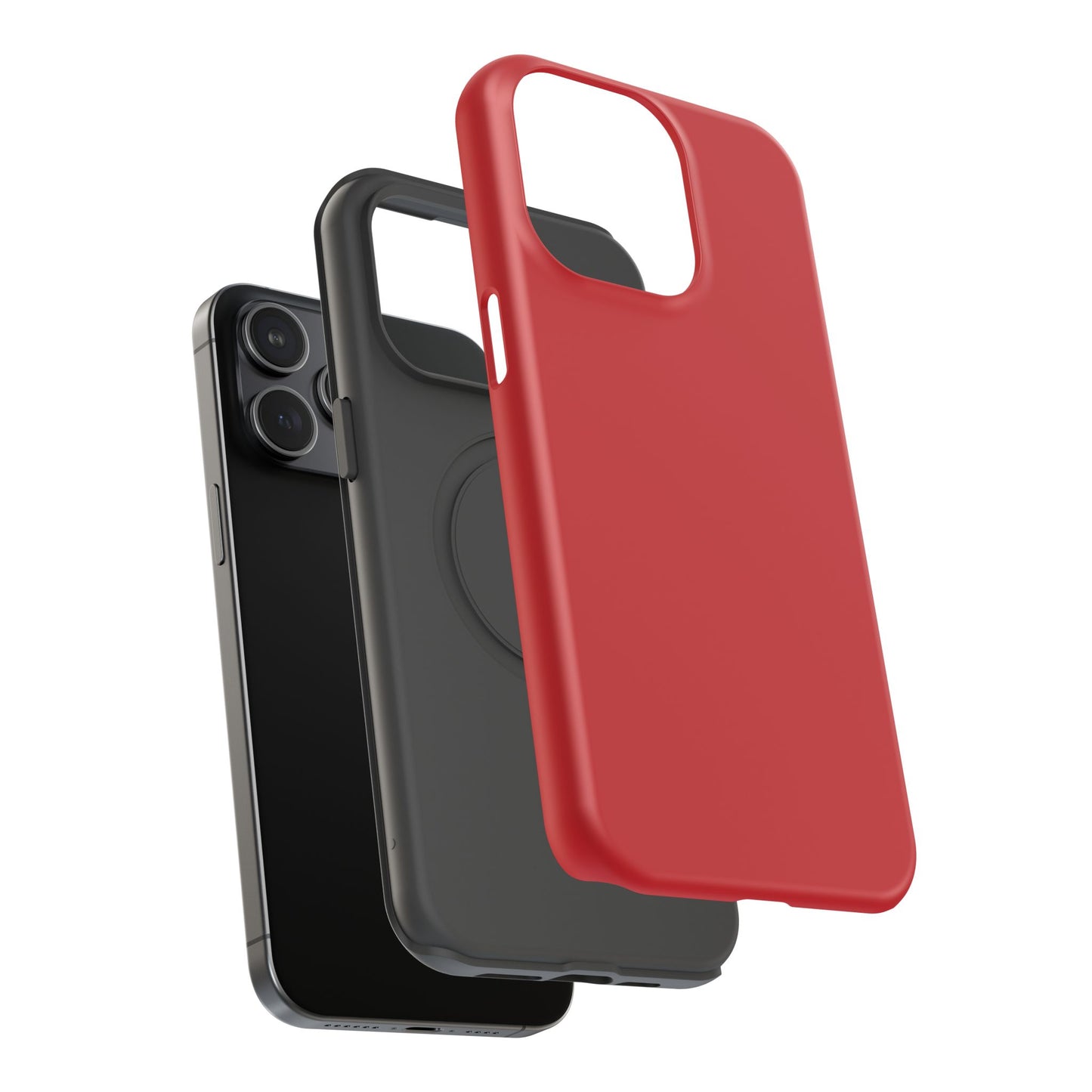 Impact-Resistant Phone Case - Lipstick Red