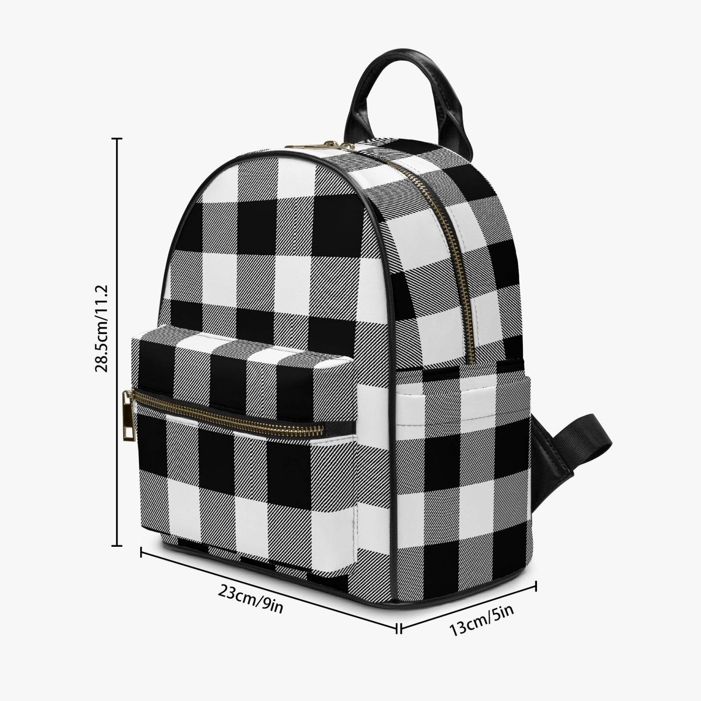 Backpack Purse- Buffalo Plaid