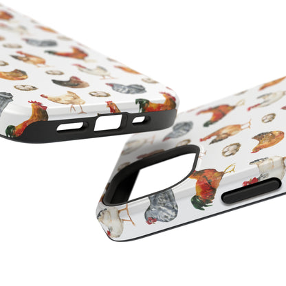 Impact-Resistant Phone Case - Chicken Love