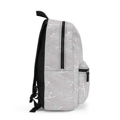 Backpack- ElegantFloral Grey