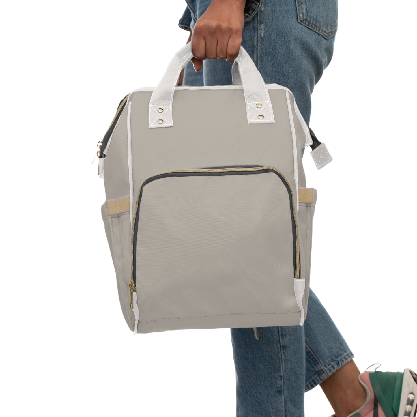 Neutral Multifunctional Diaper Backpack-Burch/Cream