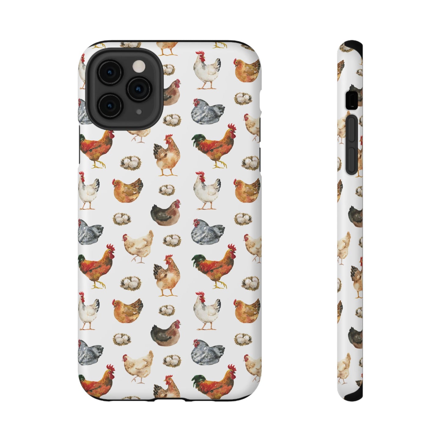 Impact-Resistant Phone Case - Chicken Love