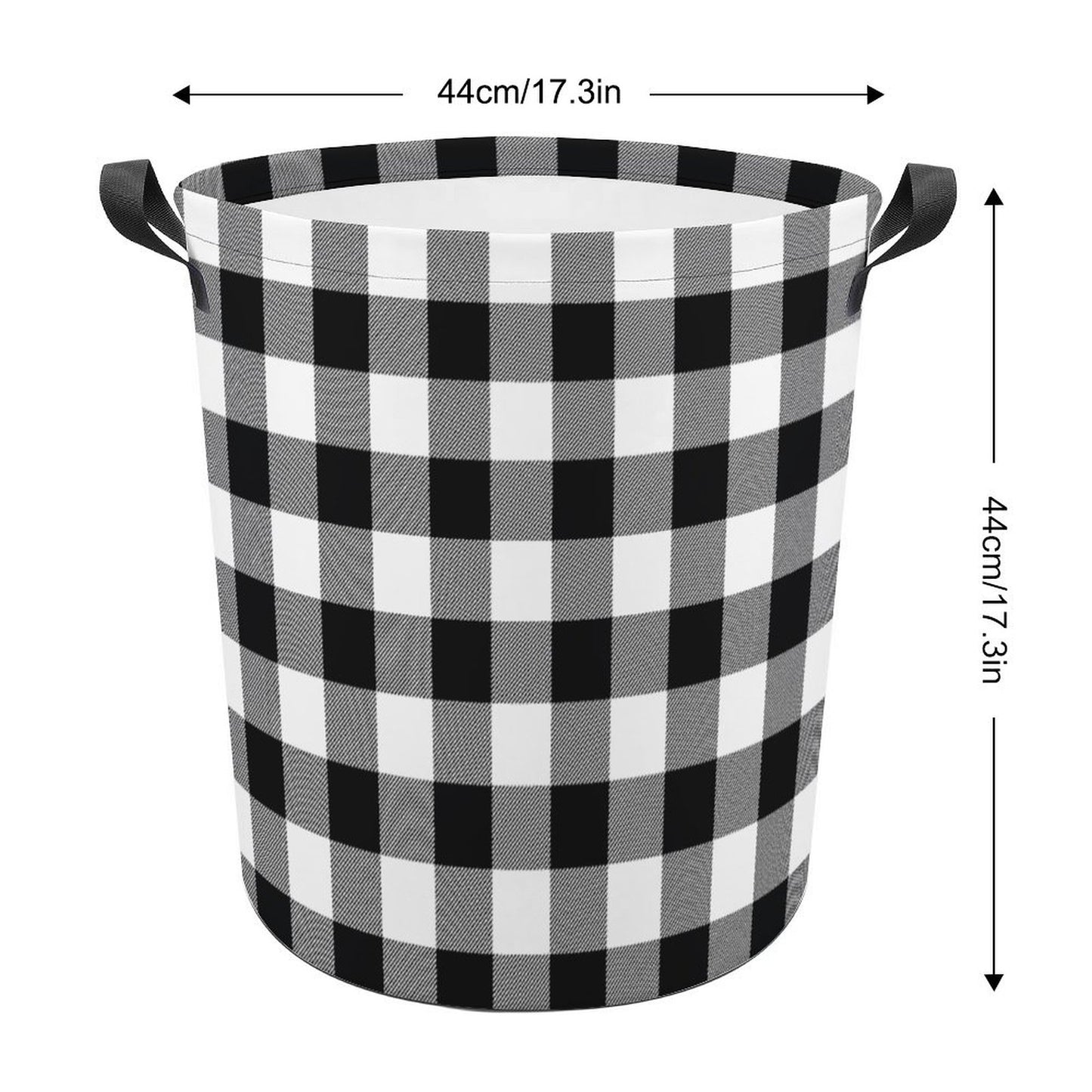 Collapsible Laundry Hamper- Farmhouse Buffalo Plaid