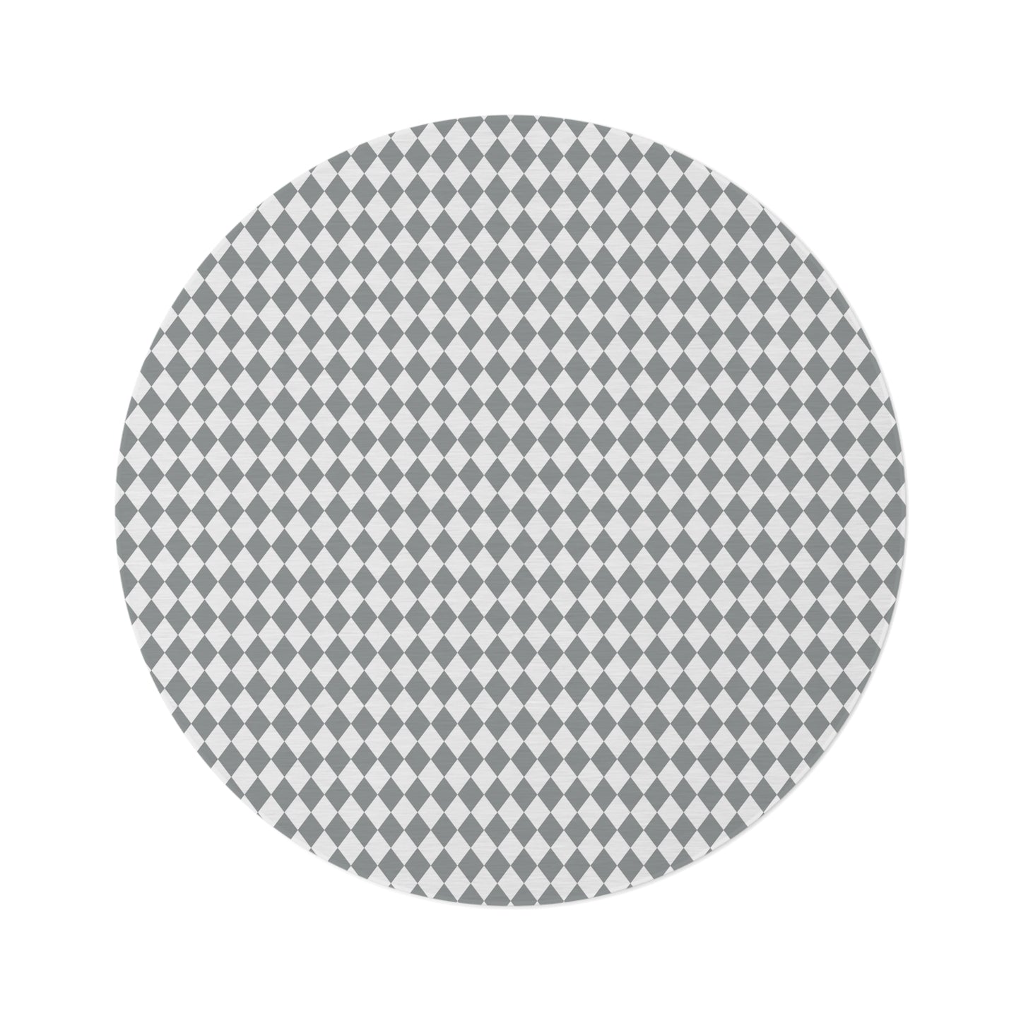 Round Rug Harlequin Grey