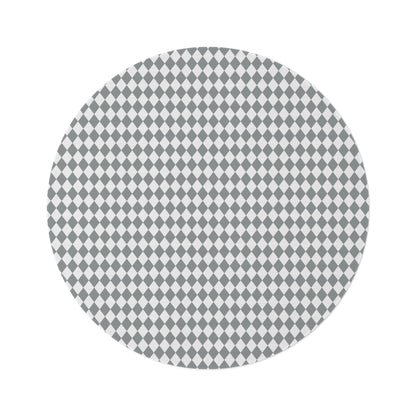 Round Rug Harlequin Grey