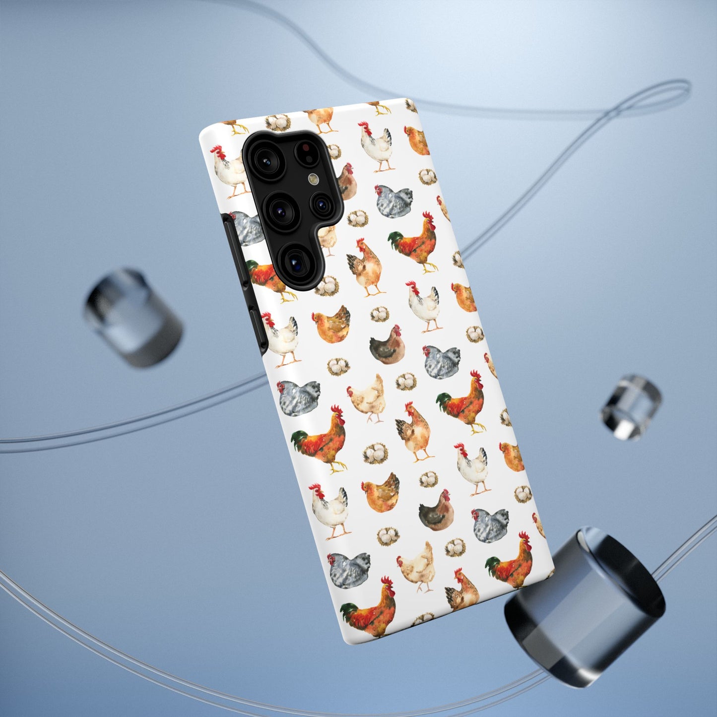 Impact-Resistant Phone Case - Chicken Love