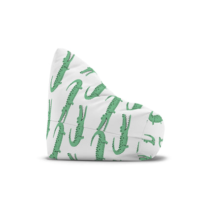 Preppy Green Crocodile Bean Bag Chair Cover