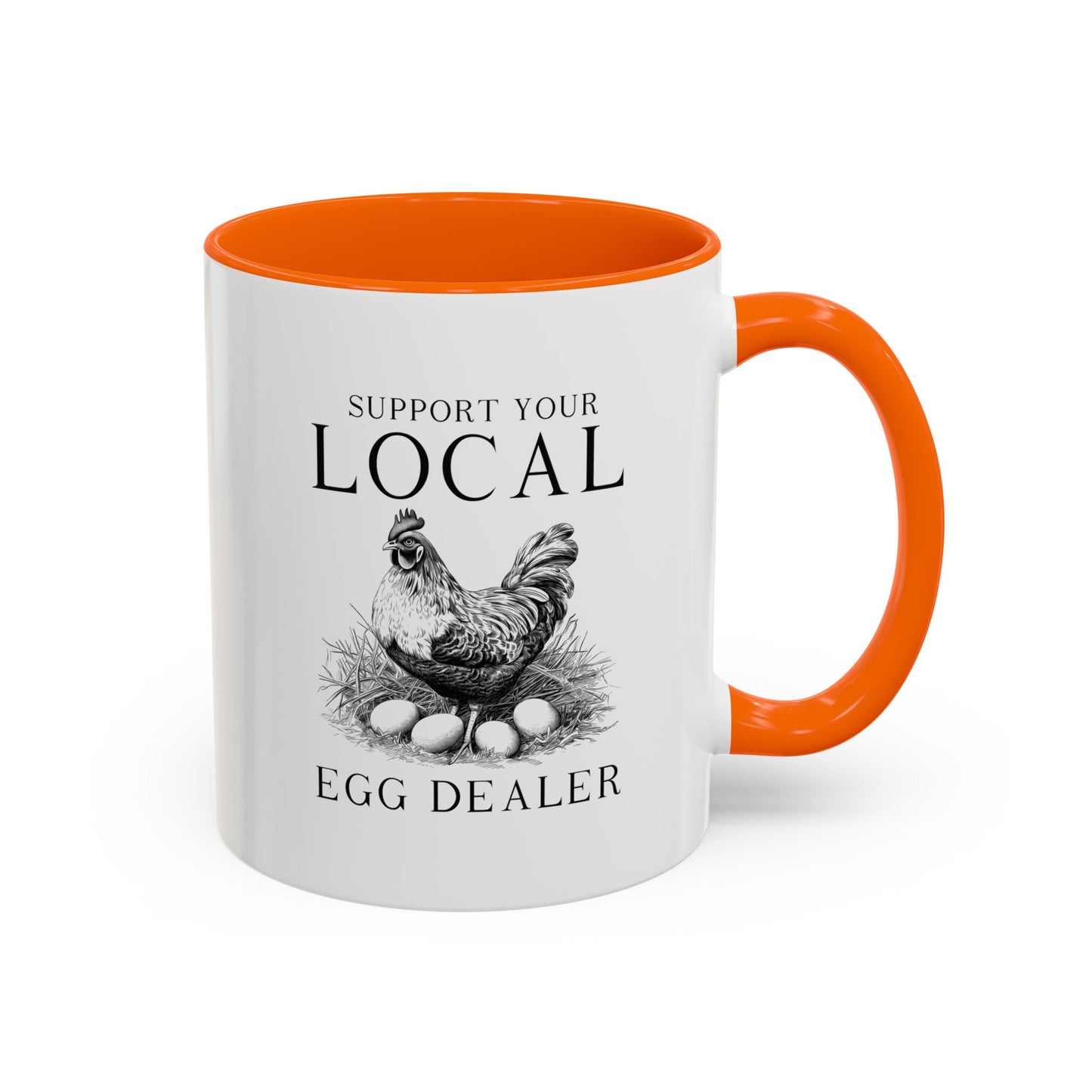 Accent Coffee Mug (11, 15oz)- Egg Dealer