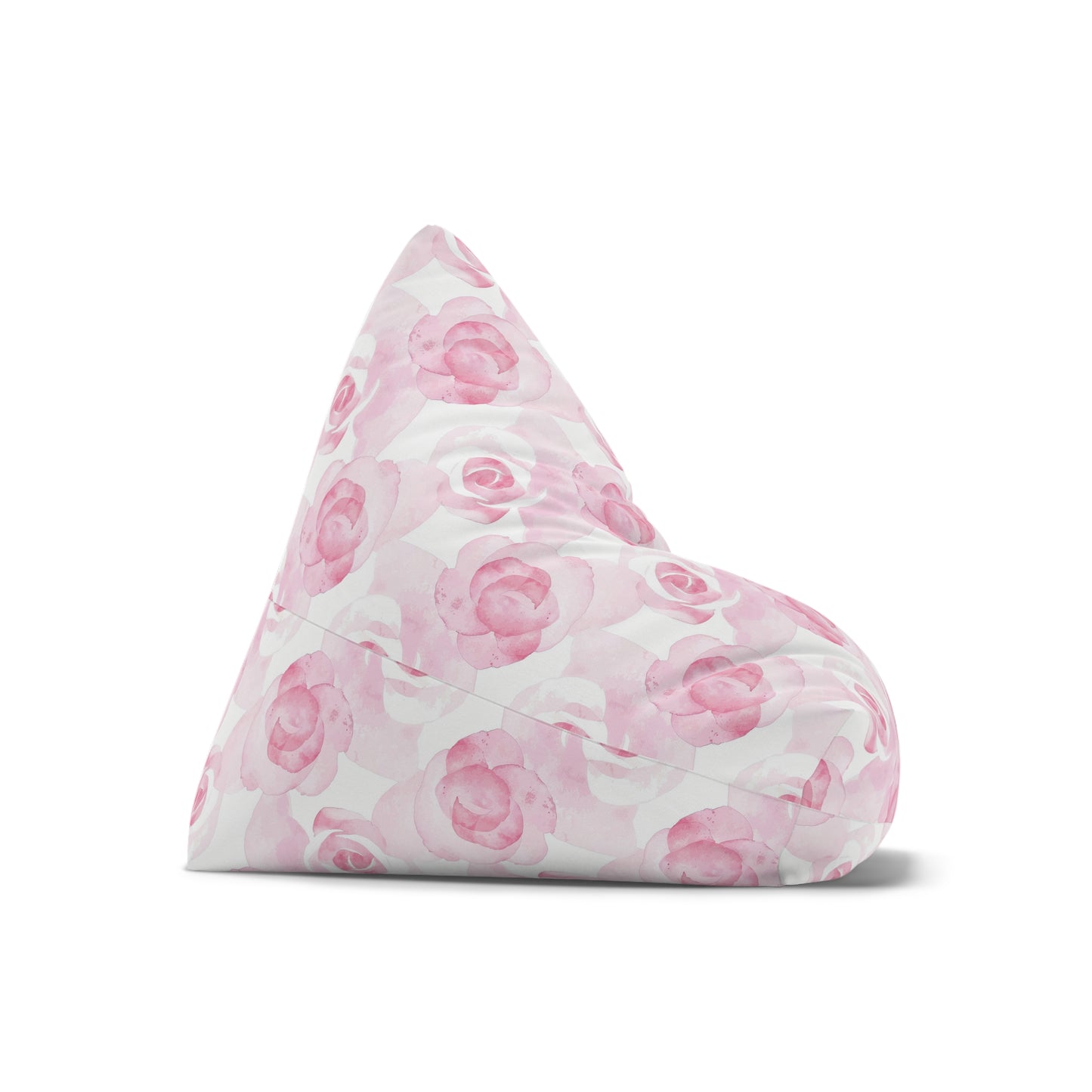 Watercolor Roses Bean Bag Chair Cover