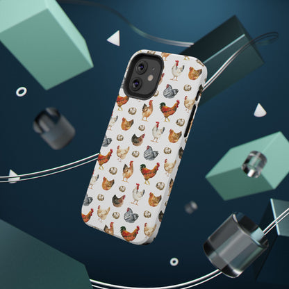 Impact-Resistant Phone Case - Chicken Love