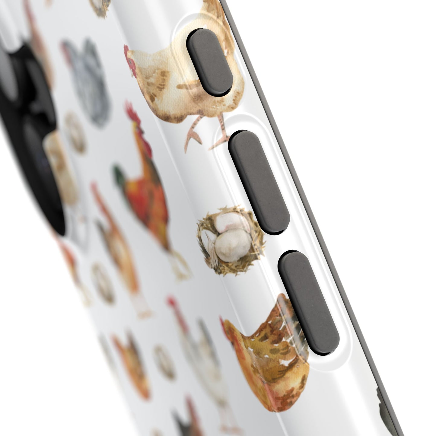 Impact-Resistant Phone Case - Chicken Love