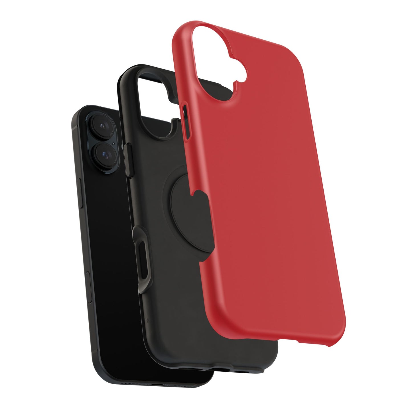 Impact-Resistant Phone Case - Lipstick Red