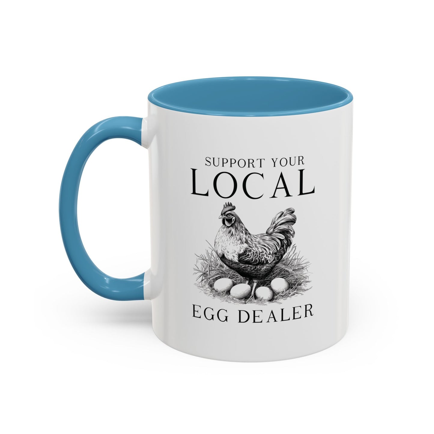 Accent Coffee Mug (11, 15oz)- Egg Dealer