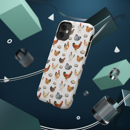 Impact-Resistant Phone Case - Chicken Love