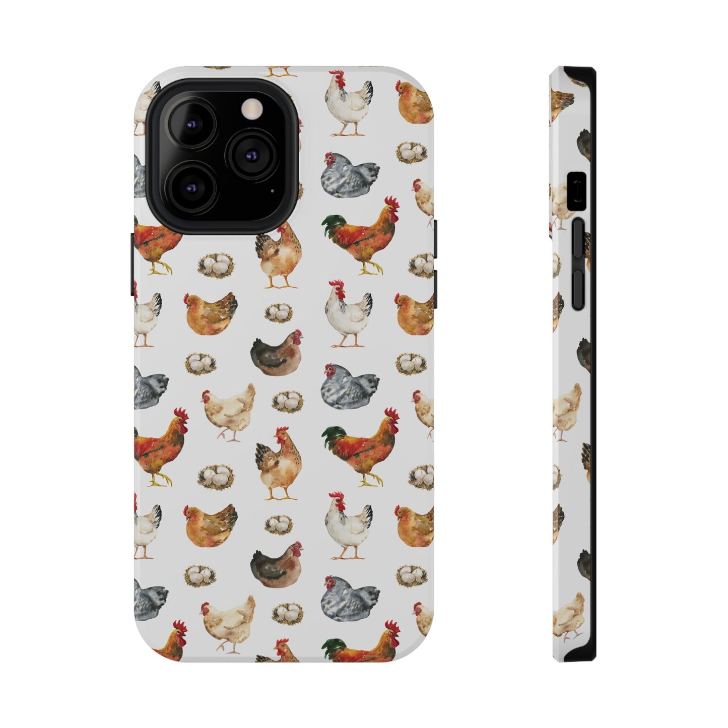 Impact-Resistant Phone Case - Chicken Love