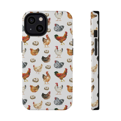 Impact-Resistant Phone Case - Chicken Love